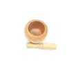 Home garlic tamper bowl tamper Yiwu kitchen gadgets do not crack wooden Tools