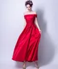 röda damas klänningar