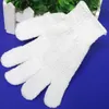 Bath Glove Shower Scrubber white Scrub Exfoliating Body Massage Sponge Gloves