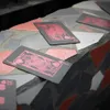 Амада Treative Printing Игранные карты Черные пластиковые водонепроницаемые покерные карты Развлечения Игры для семейных друзей