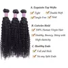 Brezilyalı Virgin Kinky Kıvırcık İnsan Saçları Depolar İşlenmemiş Perulu Hint Saç Paketleri Kapatma Frontal Remy Saç Uzantıları 4416591