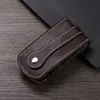 Top New arrival Genuine leather Men key holder organizer car keys wallets women vintage mini car key case housekeeper soft