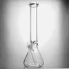 Tubo d'acqua di vetro 14 '' 9 mm Basettale Bong Bongs Bongs alti tubi alti gorgogruzolo in testa scientifico bong di vetro spesso