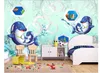 Papel de parede Sans soudure à grande échelle murale 3D Personnalisé Photo murale Papier Peint Chambre d'enfants frais fond mur 3D enfants chambre Décoration