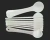 1000pcs 1G Professional Plastic 1 Gram Scoops Spoons For Food Milk Washing Powder Medcine White Measuring Spoons SN2205