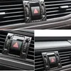 Carbon Fiber Middle Console Security Warning Light Frame Decorative Trim Strip For Audi A6 C7 2012-16 Car Styling