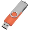 J_Boxing 200x 4GB USB 2.0 Flash Drives Orange Rotating Pen Drives Flash Memory Stick Thumb Pen Storage för dator Laptop Tablet MacBook