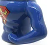 Creative Comics SUPERMAN Tasse à café en céramique bleue 300 ml (bleu) Excellent cadeau d'anniversaire ou cadeau de bande dessinée pour papa