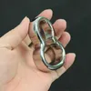 Stainless Steel Cockrings Heavy Scrotum Pendant Calabash Type Penis Casing Sleeve Ring Metal Cock Rings Sex Toys for Men BB221156726885