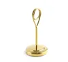 Europe stainless steel gold metal label name card tag clip stand price name ticket clamp stand desktop tabletop