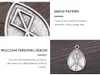 2021 Vikings Rune Simbolo Pendenti Acqua Drop Shape Gioielli vintage Fare Charms in lega di zinco Inspirational