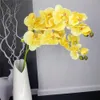 Decoration de fleurs de fleur d'orchidées artificielles Orchidées de la branche
