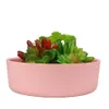 Muzhi 6.6 Inch Plant Fiber Ronde Succulente Cactus Planter Potten, Modern Design Decoratieve Tuin Succulent Container 10pcs MOQ