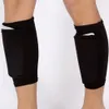 Rele 1 par de leggings de futebol placa de alta qualidade tecido respirável joelheira suporte cinta treinamento caneleiras de futebol guarda 1207052