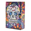 Ghost Cigarette Cases Skull Head Tobak Lagring Fodral Pocket Box Printed Cigaretthållare Plastcigarett W09B