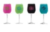 2018 nouveau verre à vin manchon en néoprène isolant porte-boissons verre à vin couvercle anti-gelé 100 pièces une couleur produit de bar SN288