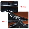 Roestvrijstalen venster Lift Knop Frame Trim voor Volvo XC60 S60 V60 Autodeur Armsteun Decor Panel Auto Styling