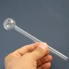 Tubo in vetro Pyrex trasparente da 7,8 pollici (19 cm) Bruciatore a olio trasparente