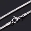 En gros 316L En Acier Inoxydable 3 MM Serpent Chaîne Collier Bijoux De Mode pour Hommes et Femmes Longueur 50-70 CM Livraison Gratuite