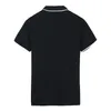 Short Shirt Mens Black White Geometric Printed Designer Slim Fit Shirts Men Summer Wear