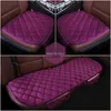 Kvalitet Velvet Auto Seat Cover Lätt att installera stolkudde 3 st bak bakre sedan lastbil triton säte täckning2826108