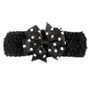 Verkoop Mode Wave Point Children's Hair Band Reticulatie Bowknot Hoofdtooi Leuke Cartoon Baby Haaraccessoires T3G0074