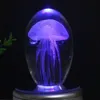 Jellyfish LED Night Light Lamp Färg Byte av bordsskrivbordslampa Bedside Lamp gåva #R54