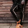2017 Nouveau kaki Noir couture bas côté fermeture éclair pantalon hip hop Mode Casual vêtements urbains jogger pantalon M-XXL