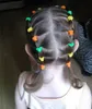 Coloré belles filles enfants bandes de caoutchouc poney queue titulaire bandes de cheveux élastiques couleur bonbon cheveux accessoires cadeau