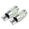 2PCS T10 W5W CANBUSエラーなし10 SMD 5630 LED LIGHTウェッジバルブ高出力LED駐車場フォグライトオートクリアランスライト