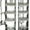 Dreifach-Perkolator-Aschefänger mit 14 mm, 14 mm, 18 mm, 18 mm Gelenk, Glas-Aschefänger für Wasserpfeifen, Bong-Zubehör, Ashp205 207