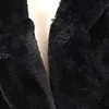 女性ロングフェイクファーコートフード付き秋冬バックフェイクファーフード付きマントコートセクシーでエレガントな女性のファッション暖かいケープ 2018