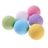 40g Naturlig bubbla Bath Bomb Ball Naturlig Sooth Whiten Bubble Bath Salt Ball Essential Oil Spa Dusch Boll Mix Färger DHL Gratis