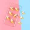 200pcs/lot Resin cartoon banana flatback Scrapbooking DIY for Hair Bow headwear/Crafts Frame Making Embellishments Crafts PD071