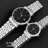 Fashion lovers' watches mens womens couple luxury wristwatches Stainless Steel band Top brand quartz watch for men ladies Christmas Valentine's Day Gift relogios