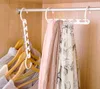 Magic Clothes Hanger 3D Space Saving Clothing Racks Closet Organizer with Hook