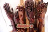 Gratis frakt!! Smycken Display Articulated Wood Hands Mannequin Flexibla leder Handmodeller Kvinna Mannequin Trähand