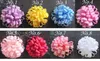 Children Flower Hair Bow Clip Loopy Ribbon ball color mixed Loop Ball for Girls Baby child hair accessories HD8135762704