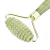 Draagbare Praktische 100% Jade Facial Massager Roller Face Lift Anti Rimpel Gezichtsontspanning Lift Afslanken Wiel Schoonheid Stick