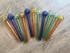 Mini-pipes à main pour fumer, très appréciées, en verre épais, brûleur à mazout, artisanal, coloré, brûleur de tabac à main, livraison gratuite