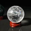2 szt. Naturalny czysty biały kwarc zielony fluorytowy kryształowa kula kwarcowa kula + stojak około 200 g
