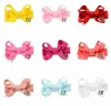 Baby Meisje Kleine Mini Solid Haar Bogen Clips Haarspelden Zoet Lint Hele Wrapped Safety Hair Clips Kids Headwear Accessories HD615