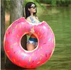 Sommarvattenleksaker 36 tums Gigantisk Donut Swim Ring Float Uppblåsbara Swimming Ring Vuxen Uppblåsbara Madrass Beach Toy