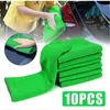 Atacos de toalhas 10pcs Auto Car Microfibre Limpeza de automóveis Auto Detalhando panos macios Lavagem de toalha