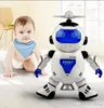 New Dancing Robert Electronic Toys with Music and Lightening Gift for Kids Model Toy Space Robot Dance Creative9838646