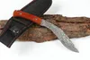 Coltello da coscia di cane nepalese diretto in fabbrica Coltello da cucina Coltello da frutta 7Cr17 Lama a punta di goccia Manico in legno pieno Tang Campeggio esterno Escursionismo EDC Gear