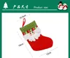 Рождественские чулки ручной работы ремесла дети конфеты подарок Санта мешок Клаус снеговик олень чулок носки Рождественская елка украшения игрушки подарок #59 60 61