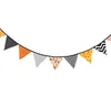 10,5 fot 12 flaggor olika mönster DIY Triangulära Happy Halloween flaggor Bunting Banner Garlands för fest utomhus hem dekoration