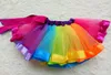 Gonna tutu colorata Bambini vestiti Tutu Dance Asura Gonne Ballet Pettiskirts Danza Rainbow Gonna Dance Gonna Pettiskirt KKA4140