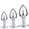 3 Sizes Available Luxury Jewelry Design Stainless Steel Anal Butt Plug Fantasy Alternative Toys SM Large+Medium+Small Anal Stimulate